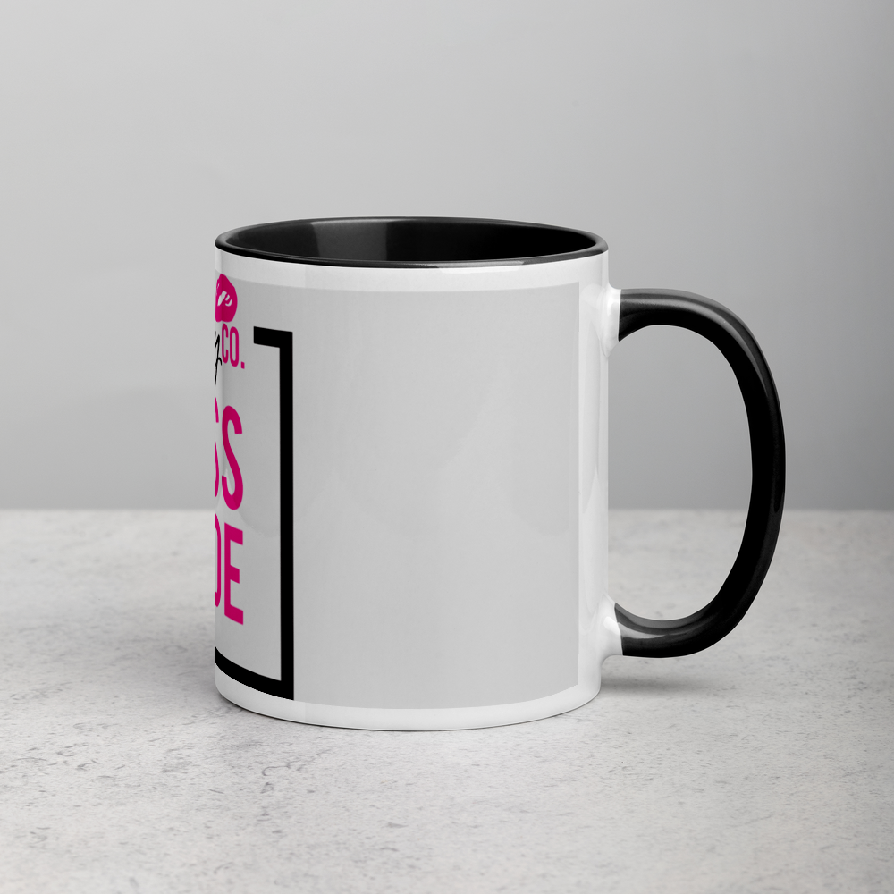 White Printed Coffee Mug